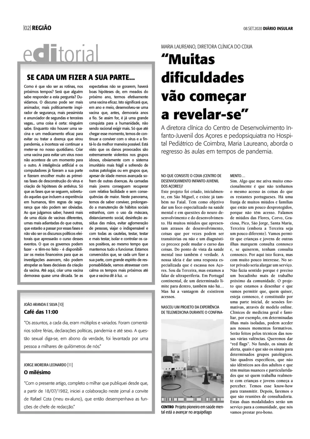 Drª Maria Laureano – Regresso às aulas em tempos de pandemia.