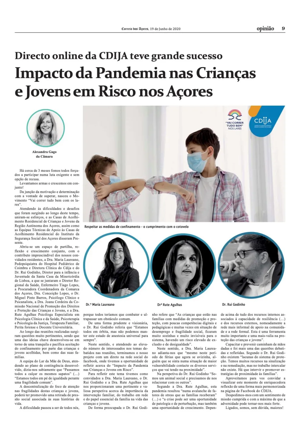 Impacto da Pandemia nas Crianças e Jovens em Risco nos Açores
